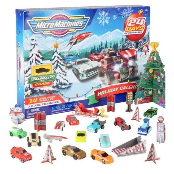 Micro Machines Advent Calendar 24 Day Set Micro Cars Truck Set New Toy Kids - Picture 7 of 7